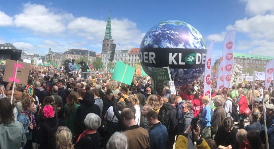 Climate demonstration in Copenhagen