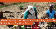 Personer der dyrker landbruget i Burkina Faso