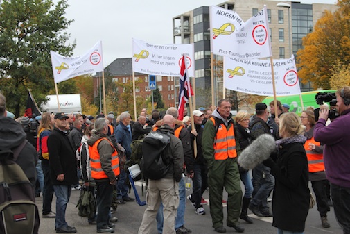 Demonstrationen starter